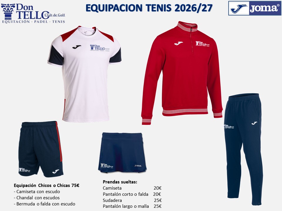 Equipación Don Tello Chicos o Chicas