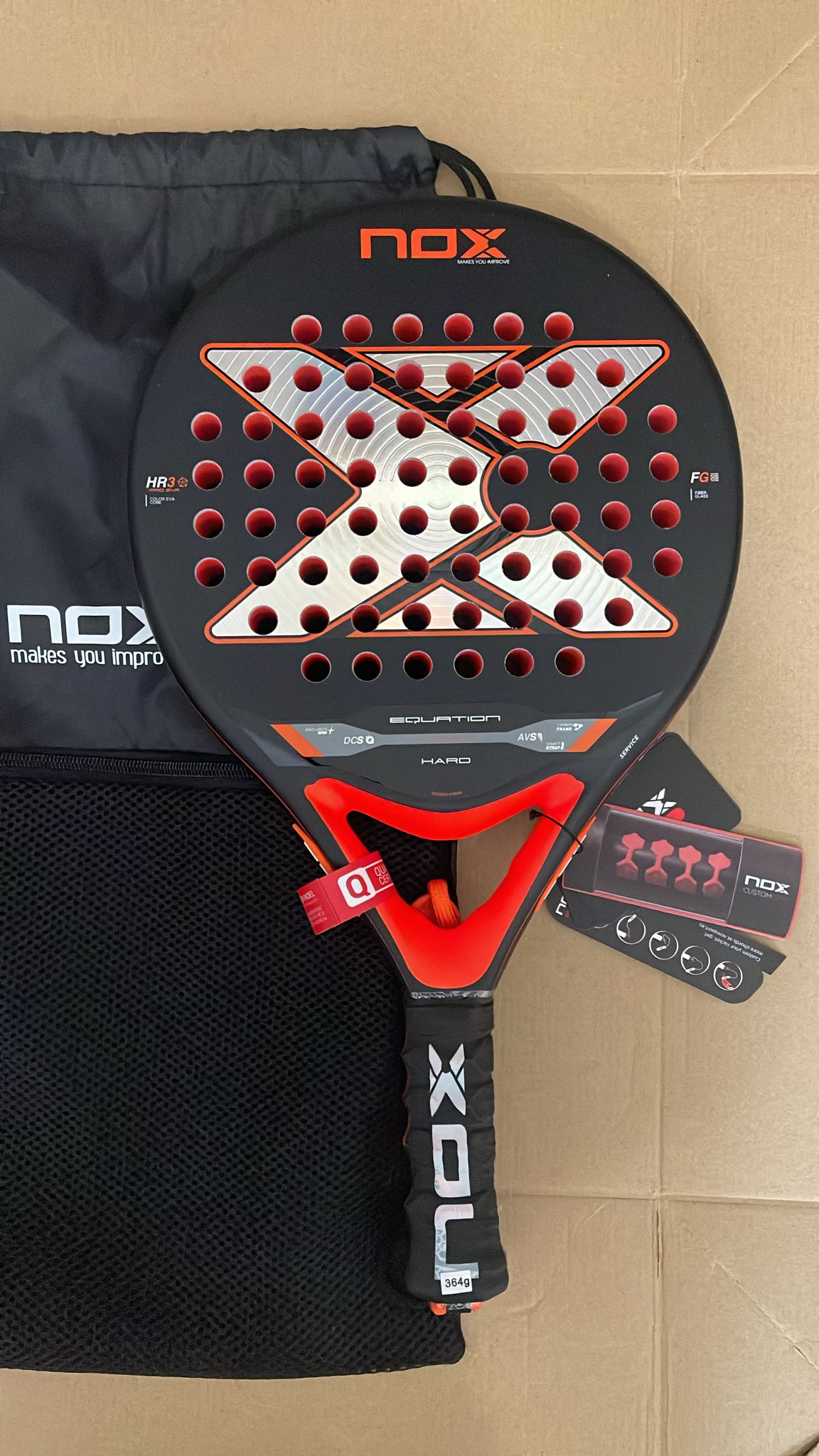 Pala de padel Nox Equation Hard 2026