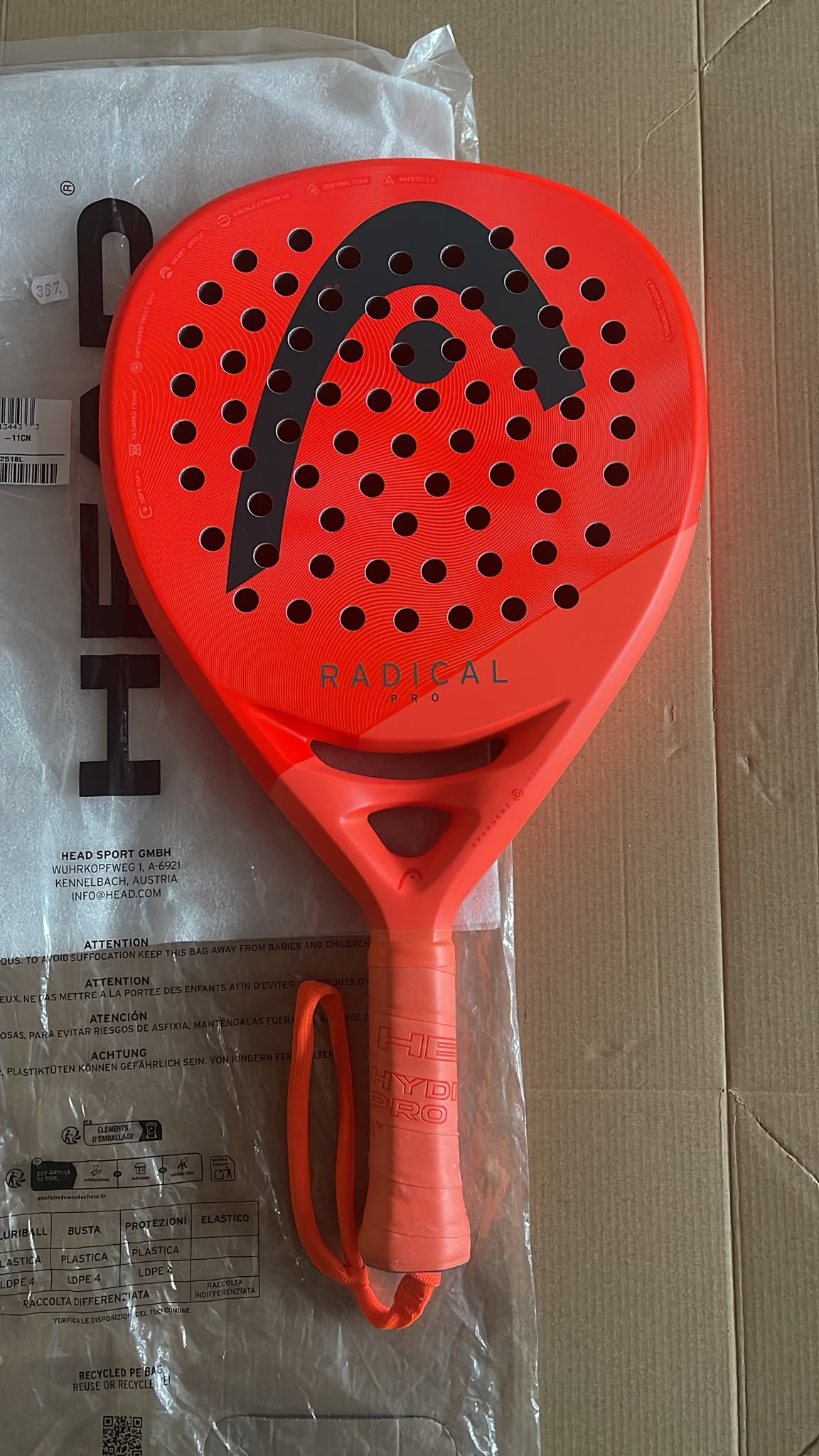Pala de padel Head Radical Pro 2026 Desprecintada